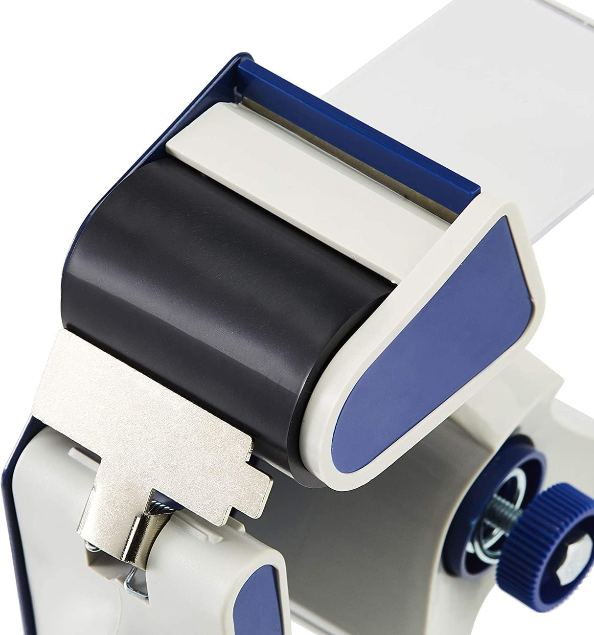 Box Sealing Tape Dispenser Gun, Blue, Manual Handheld Packing Tool, Heavy Duty