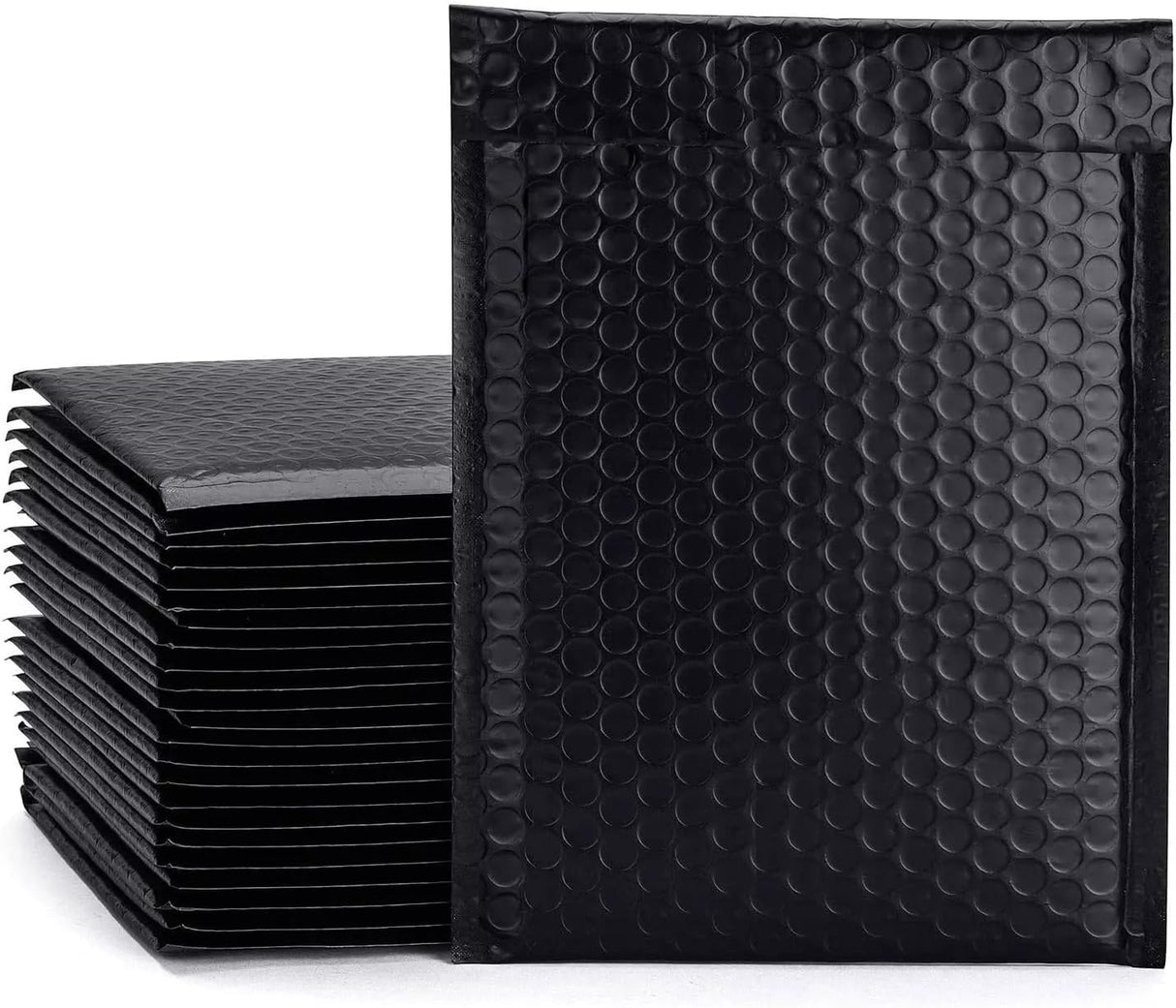 Mailing Envelopes 100 Pack Black Metallic Bubble Wrap Lined Padded Mailer Self Seal Foil Bulk
