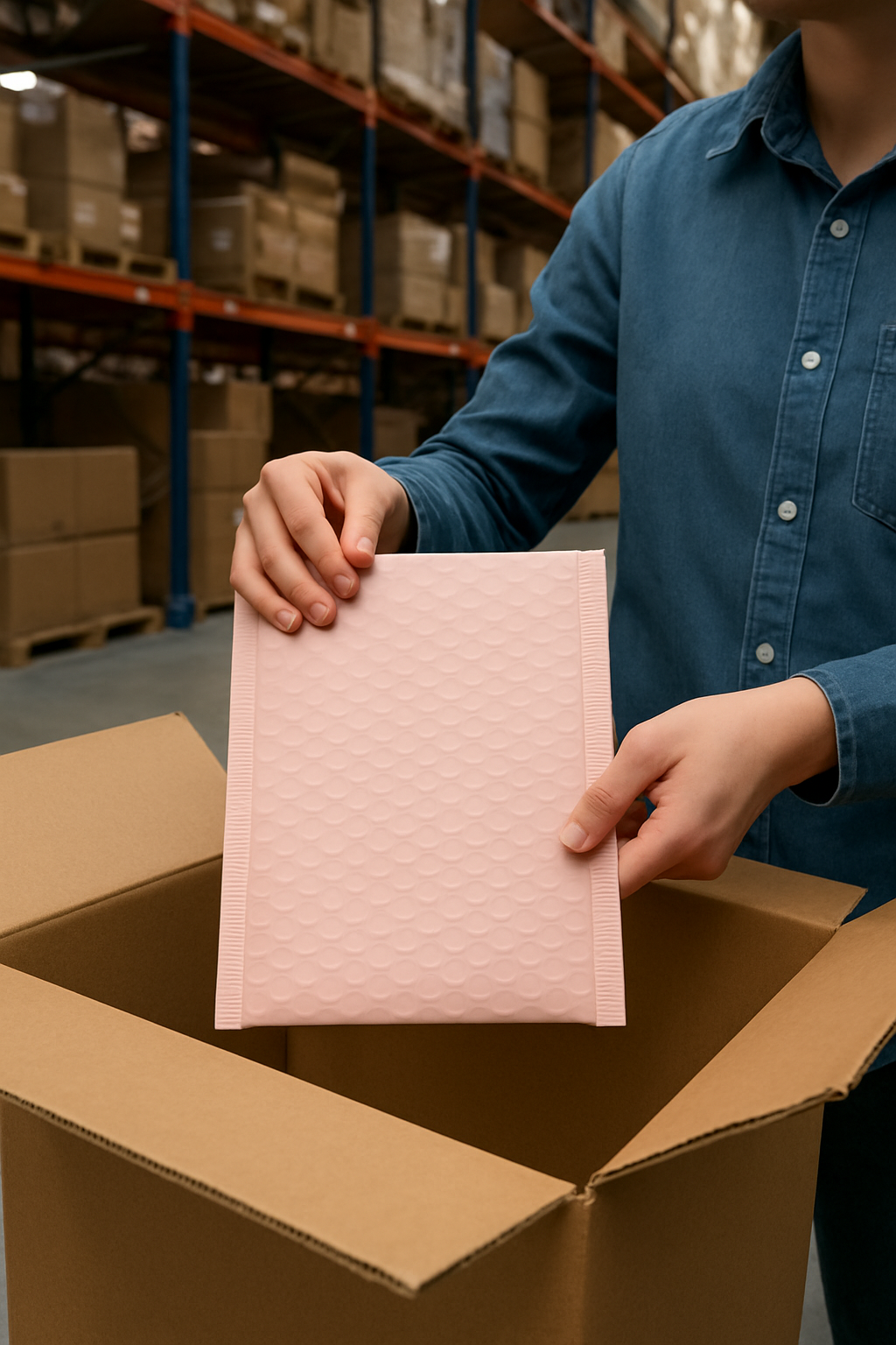 Mailing Envelopes 100 Pack Matt Baby Pink Bubble Wrap Lined Padded Mailer Self Seal Foil Bulk