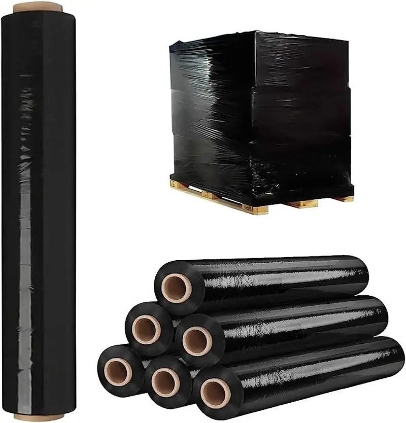 Pallet Wrap, Clear or Black,400mm x 250m, 20 Microns, Extended Core Option