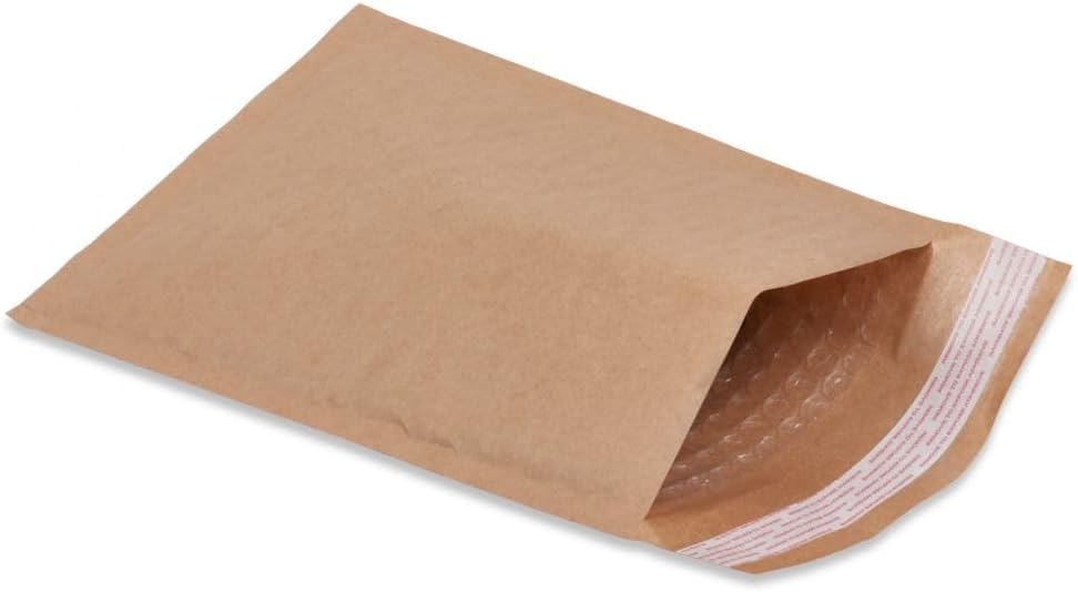 Mailing Pouch Paper Mailer Envelopes Bubble Pouches 100 Pack White or Brown