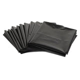 Black Compactor Sacks High-Strength 80 Litres Heavey Duty Refuge Bin Liner Bags 55.5cm x 80cm x 114.5cm