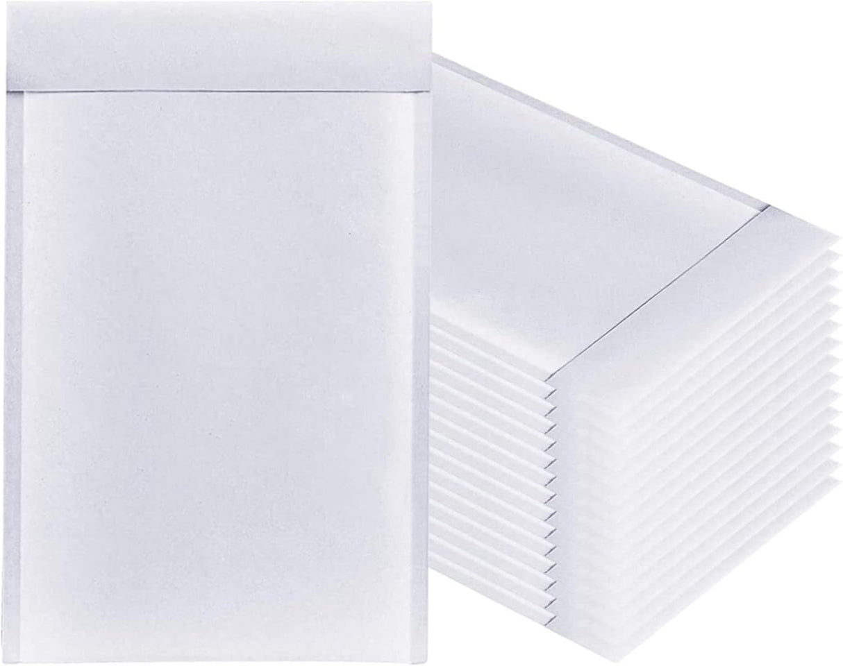 Mailing Pouch Paper Mailer Envelopes Bubble Pouches 100 Pack White or Brown