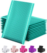 Mailing Envelopes 100 Pack Teal Metallic Bubble Wrap Lined Padded Mailer Self Seal Foil Bulk