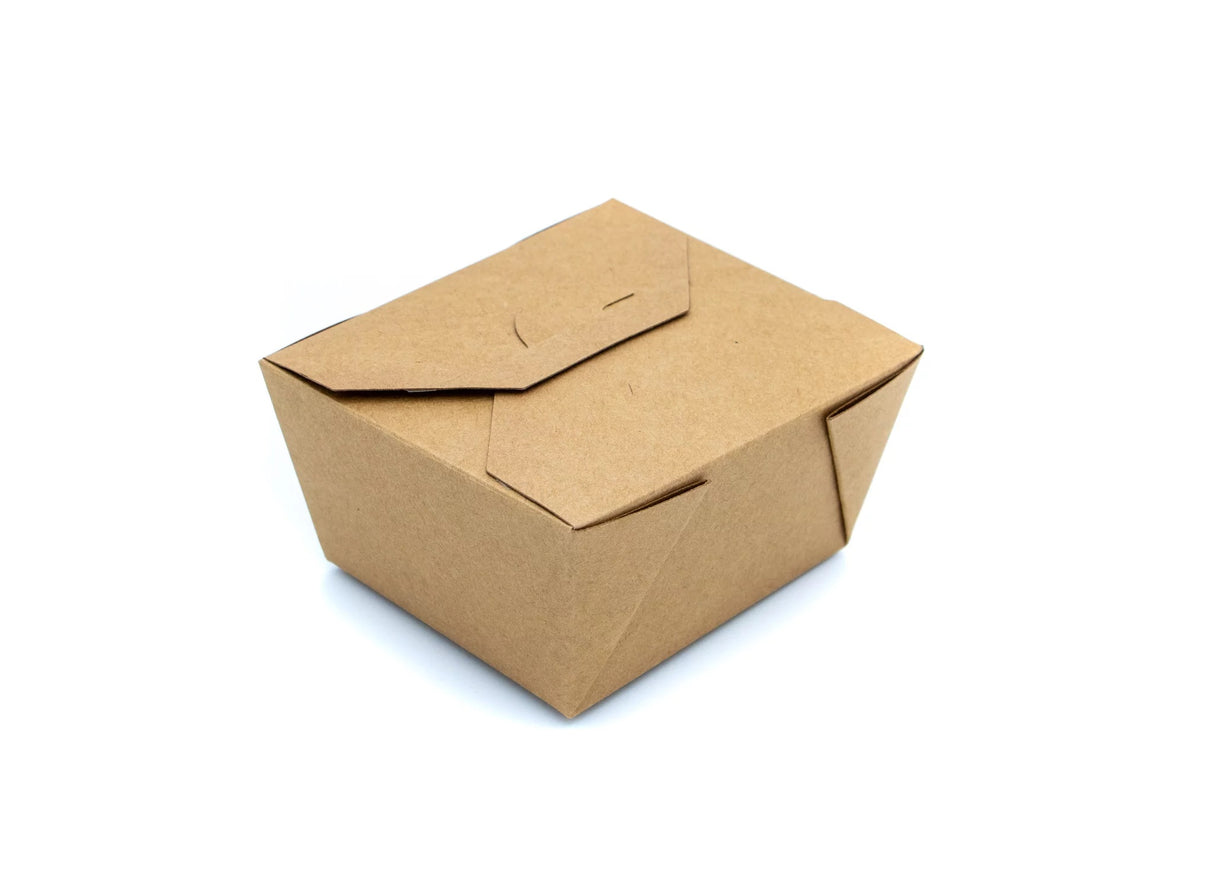 Food Takeaway Box Disposable Kraft Boxes 40-300 Packs Meal Bulk Restaurant Takeaway