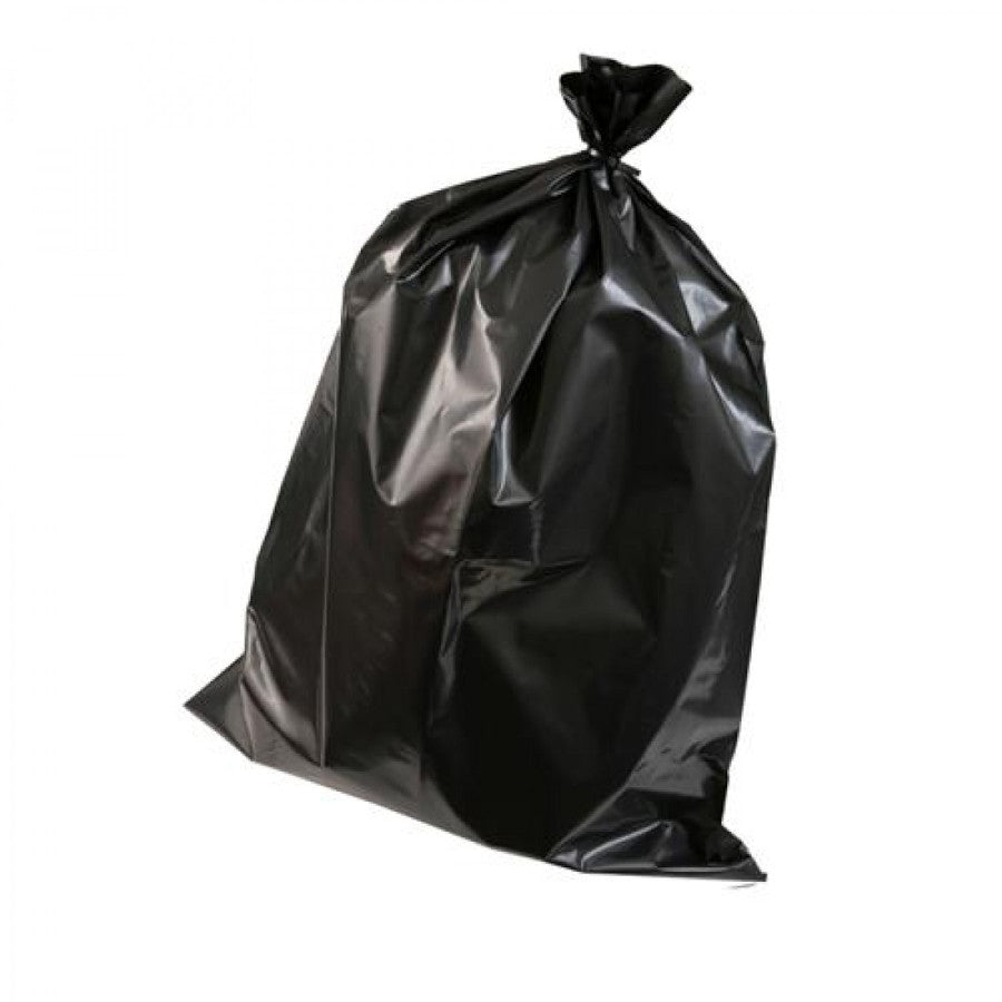 Black Compactor Sacks High-Strength 80 Litres Heavey Duty Refuge Bin Liner Bags 55.5cm x 80cm x 114.5cm